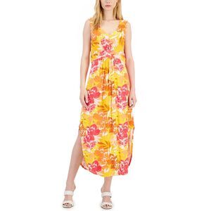 Willow Drive Floral Print Sleeveless Maxi Dress